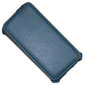 Чехол для HTC X920e (Butterfly) флип кожзам №1 <синий>