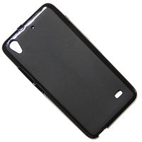 Чехол для Huawei Ascend G620 силиконовый матовый <черный> ― OnlineBazar.su