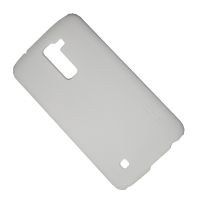 Чехол для LG K410 (K10) задняя крышка пластик ребристый Nillkin <белый> ― OnlineBazar.su