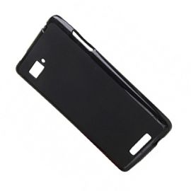 Чехол для Lenovo K910 (Vibe Z) силиконовый матовый <черный>