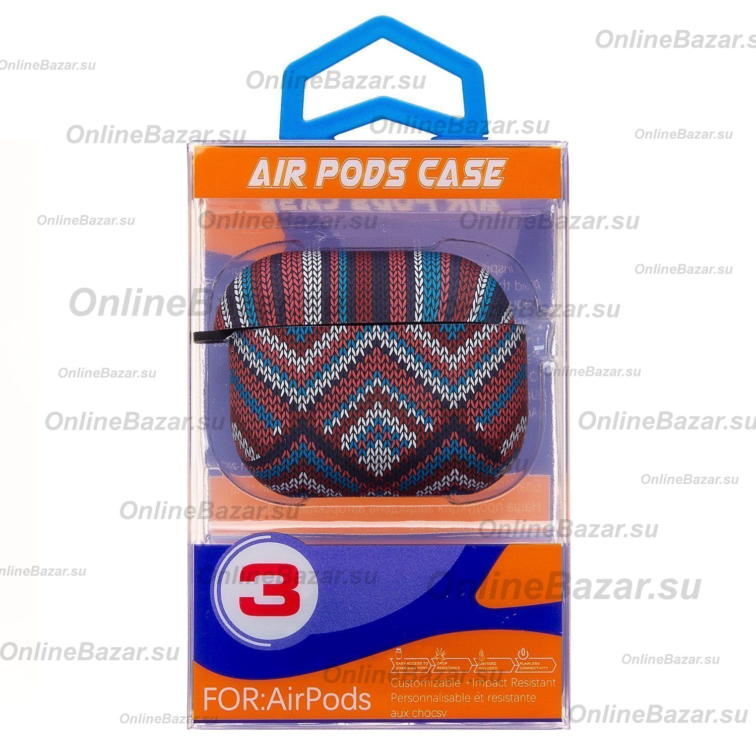 Чехол для кейса наушников Apple AirPods 3 Luxo силиконовый (рис. 115) ― OnlineBazar.su