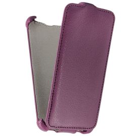 Чехол для Micromax A104 флип кожзам №1 <фиолетовый>