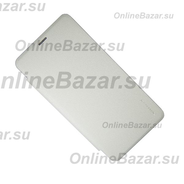 Чехол для Microsoft RM-1118 флип боковой пластик-кожзам Nillkin Sparkle <белый> ― OnlineBazar.su