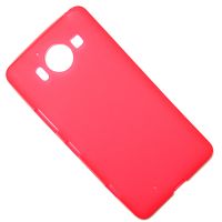 Чехол для Microsoft 950 Lumia силиконовый матовый <красный> ― OnlineBazar.su