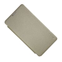 Чехол для Microsoft 950 XL Dual Sim флип боковой пластик-кожзам Nillkin Sparkle <золотой> ― OnlineBazar.su