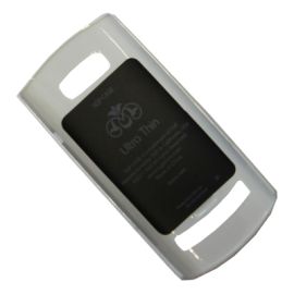 Чехол для Nokia 303 Asha задняя крышка пластик лакированный SGP Case Ultra Slider <белый>