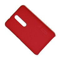 Чехол для Nokia 501 Asha Dual Sim задняя крышка пластик ребристый Nillkin <красный> ― OnlineBazar.su