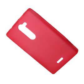 Чехол для Nokia 502 Asha Dual Sim силиконовый матовый <красный>