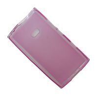 Чехол для Nokia 900 Lumia силиконовый матовый <розовый> ― OnlineBazar.su