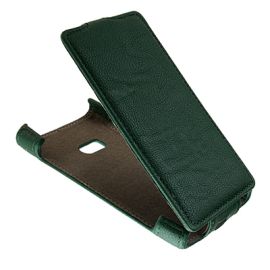 Чехол для Nokia 900 Lumia флип кожзам №1 <зеленый>