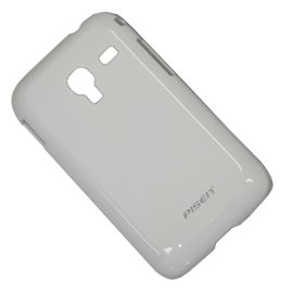 Чехол для Samsung S7500 (Galaxy Ace Plus) задняя крышка пластиковый Pisen <белый>