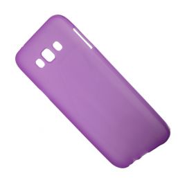 Чехол для Samsung SM-E700F (Galaxy E7) силиконовый матовый <фиолетовый>