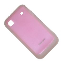 Чехол для Samsung i9000 (Galaxy S) задняя крышка пластиково-силиконовый Pisen <розовый>