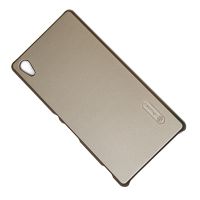 Чехол для Sony E6553 (Xperia Z3+) задняя крышка пластик ребристый Nillkin <золото> ― OnlineBazar.su