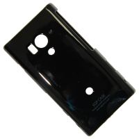 Чехол для Sony LT26w (Xperia Acro S) задняя крышка пластик лакированный SGP Case Ultra Slider <черный> ― OnlineBazar.su
