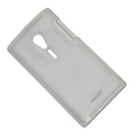 Чехол для Sony LT28 (Xperia Ion) задняя крышка пластиково-силиконовый Pisen <белый> ― OnlineBazar.su