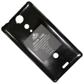 Чехол для Sony LT29i (Xperia TX) задняя крышка пластик лакированный SGP Case Ultra Slider <черный>