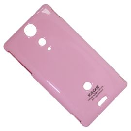 Чехол для Sony LT29i (Xperia TX) задняя крышка пластик лакированный SGP Case Ultra Slider <розовый>