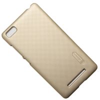 Чехол для Xiaomi Mi4s задняя крышка пластик ребристый Nillkin <золотой> ― OnlineBazar.su