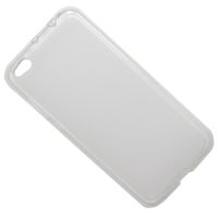 Чехол для Xiaomi Mi5c силиконовый матовый <бело-прозрачный> ― OnlineBazar.su