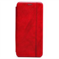 Чехол для Realme RMX3506 флип боковой кожзам №3 <красный> ― OnlineBazar.su