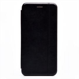 Чехол для Samsung SM-G996B (Galaxy S21 Plus) флип боковой кожзам №3 <черный>