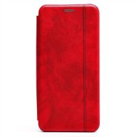 Чехол для Tecno Camon 19 Neo (CH6i)  флип боковой кожзам №3 <красный> ― OnlineBazar.su