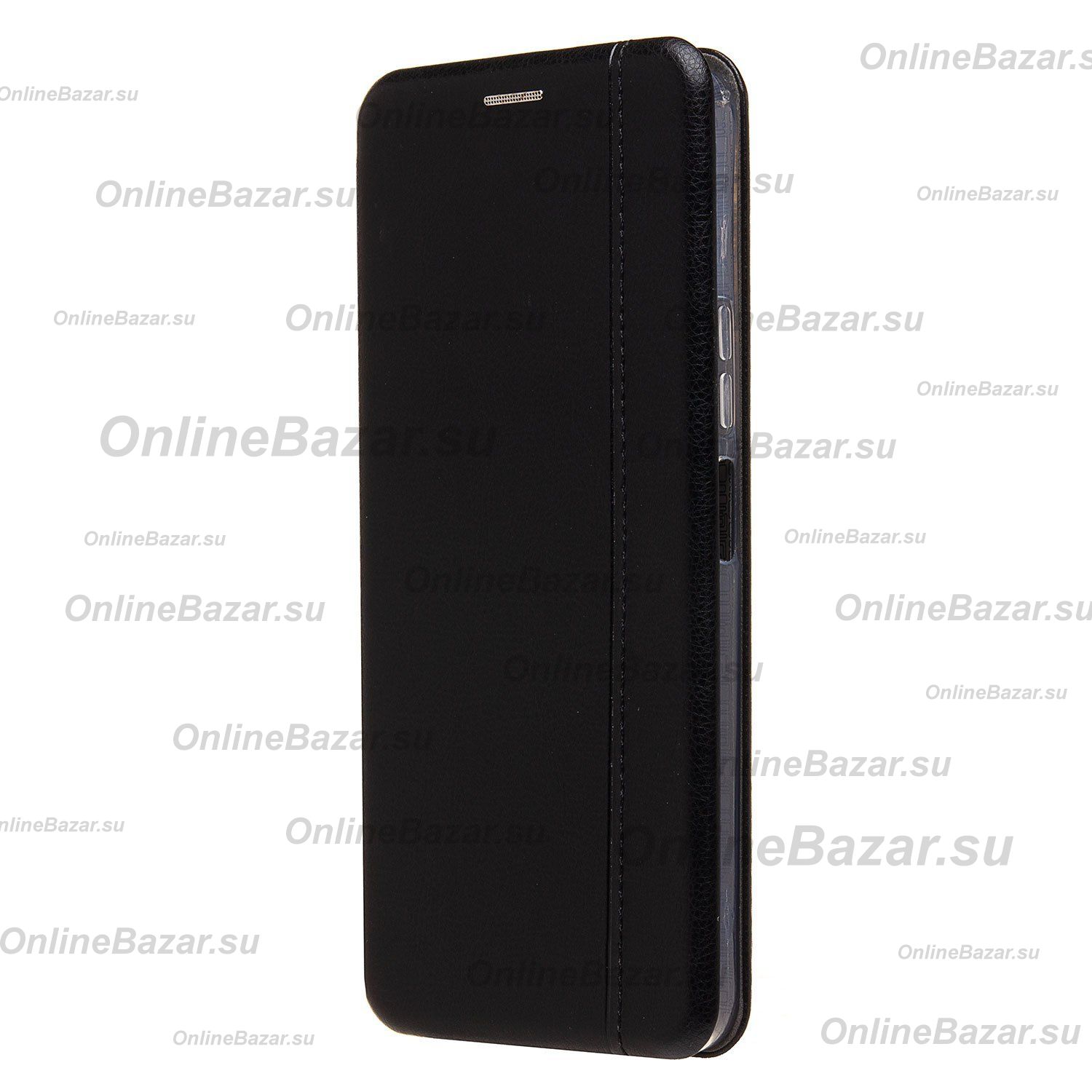 Чехол для Xiaomi Redmi 15 флип боковой кожзам №3 <черный> ― OnlineBazar.su