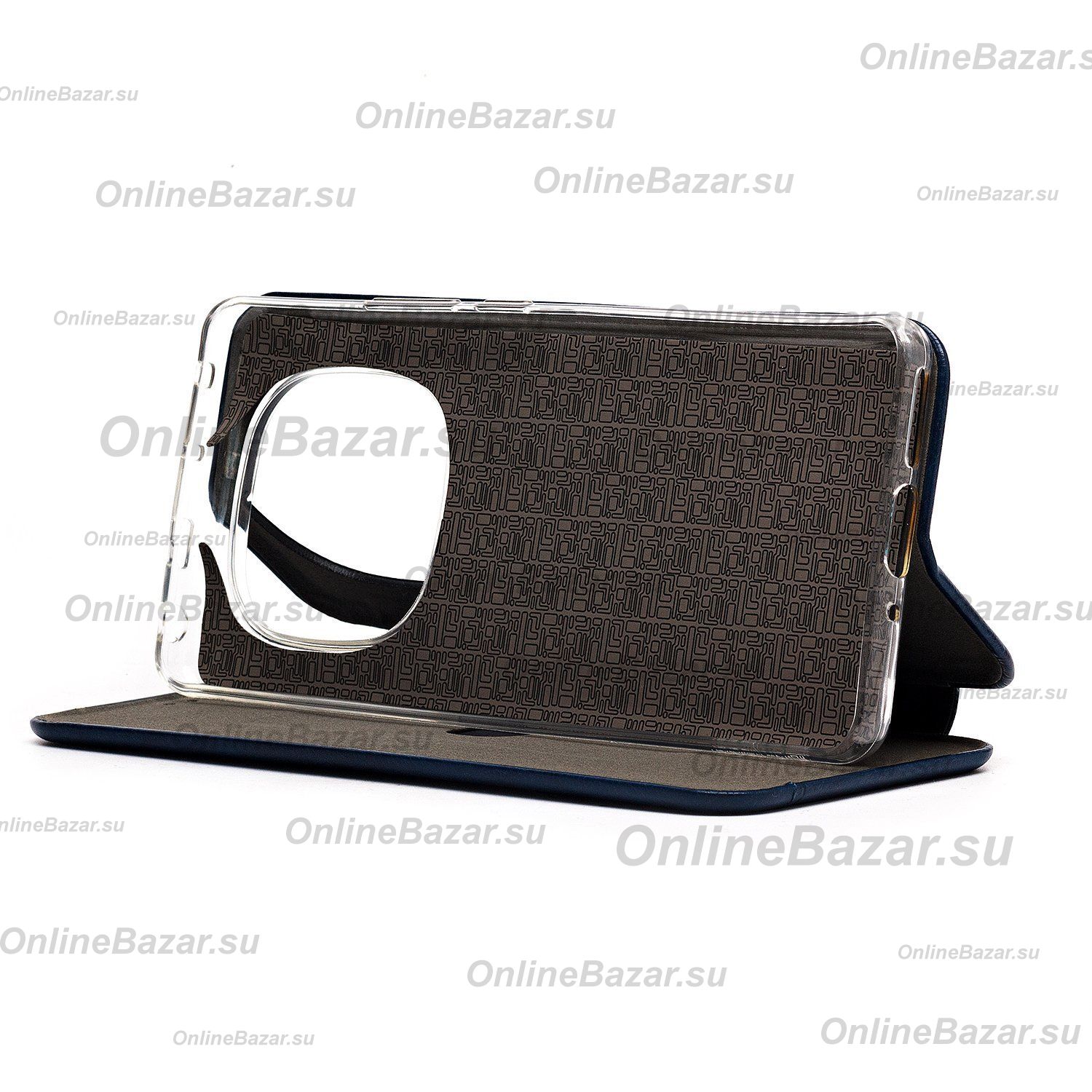 Чехол для Xiaomi 24116RACCG флип боковой кожзам №3 <синий> ― OnlineBazar.su