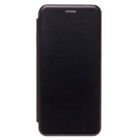 Чехол для Xiaomi Redmi Note 10 флип боковой кожзам №5 <черный> ― OnlineBazar.su