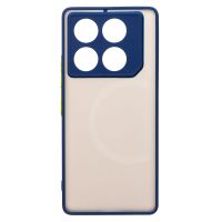 Чехол для Infinix GT 20 Pro (X6871) пластиковый с окантовкой <темно-синий> ― OnlineBazar.su