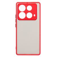 Чехол для Infinix Note 40 (X6853) пластиковый с окантовкой <красный> ― OnlineBazar.su