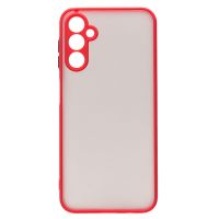 Чехол для Samsung SM-A145F (Galaxy A14) пластиковый с окантовкой <красный> ― OnlineBazar.su