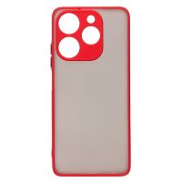 Чехол для Tecno Spark 10 Pro (KI7) пластиковый с окантовкой <красный> ― OnlineBazar.su