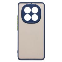 Чехол для Xiaomi Poco X7 пластиковый с окантовкой <темно-синий> ― OnlineBazar.su