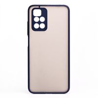 Чехол для Xiaomi 21061119DG пластиковый с окантовкой <синий> ― OnlineBazar.su