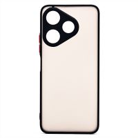 Чехол для Xiaomi Redmi 13 пластиковый с окантовкой <черный> ― OnlineBazar.su