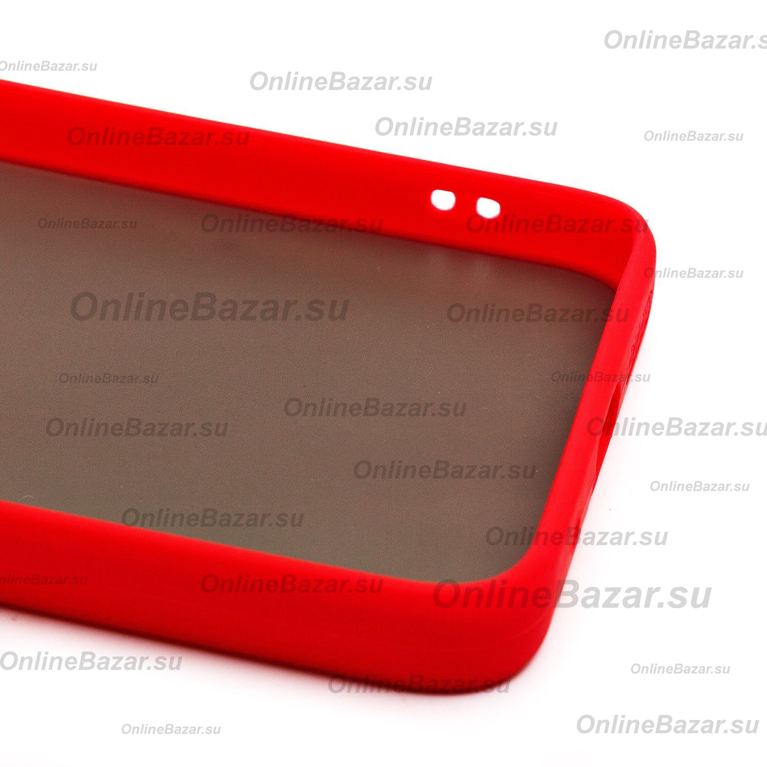 Чехол для Xiaomi 24040RN64Y пластиковый с окантовкой <красный> ― OnlineBazar.su