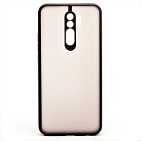 Чехол для Xiaomi M2204J19AG пластиковый с окантовкой <черный> ― OnlineBazar.su