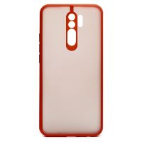 Чехол для Xiaomi M2204J19AG пластиковый с окантовкой <красно-черный> ― OnlineBazar.su