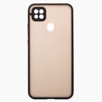 Чехол для Xiaomi Redmi 9C пластиковый с окантовкой <черный> ― OnlineBazar.su
