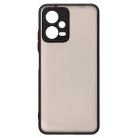 Чехол для Xiaomi 22111317I пластиковый с окантовкой <черный> ― OnlineBazar.su