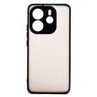 Чехол для Xiaomi 24117RN760 пластиковый с окантовкой <черный> ― OnlineBazar.su