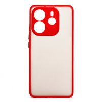 Чехол для Xiaomi Redmi Note 14 пластиковый с окантовкой <красный> ― OnlineBazar.su