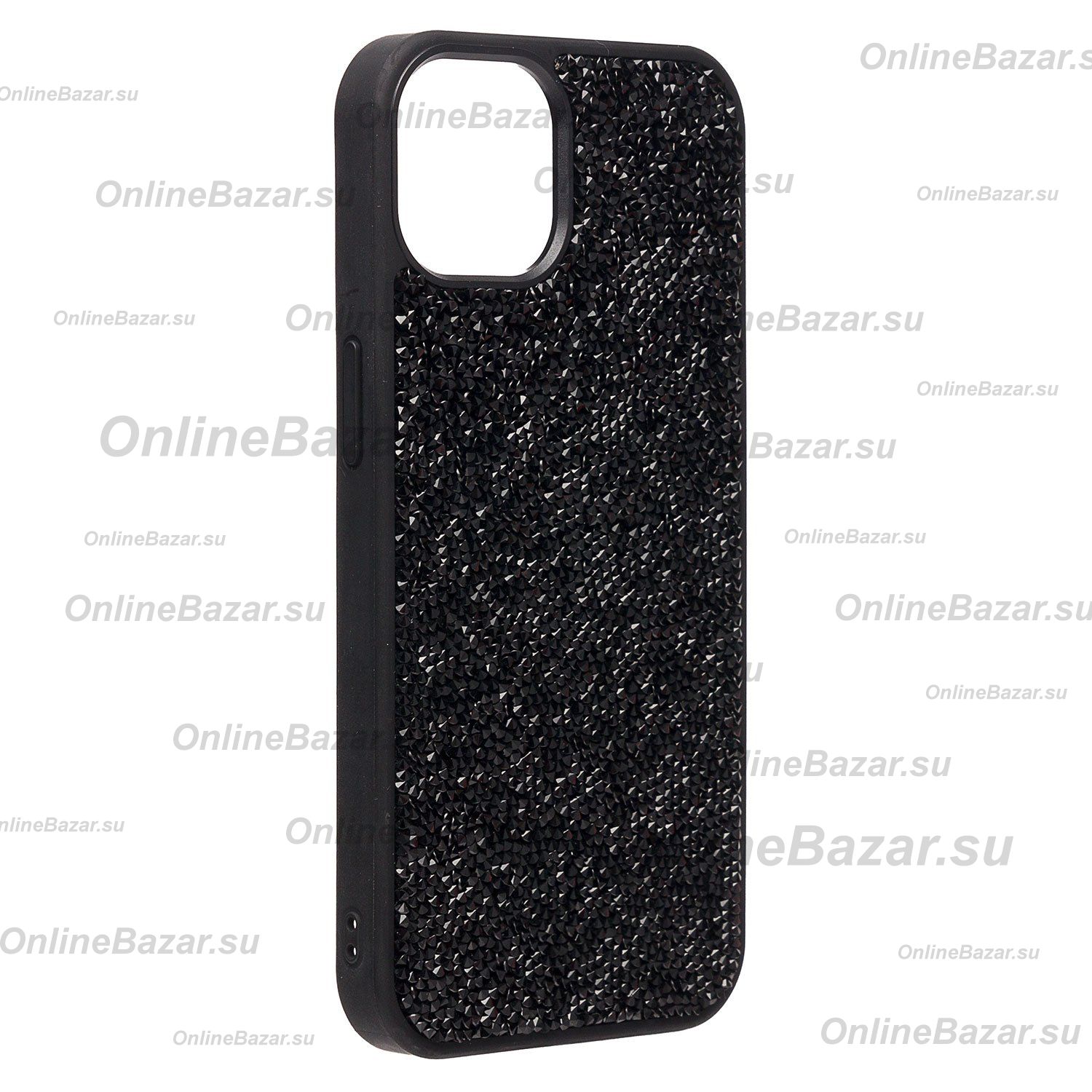Чехол для Apple iPhone 13 пластиковый Posh Shine <черный> ― OnlineBazar.su