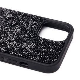 Чехол для Apple iPhone 13 пластиковый Posh Shine <черный>