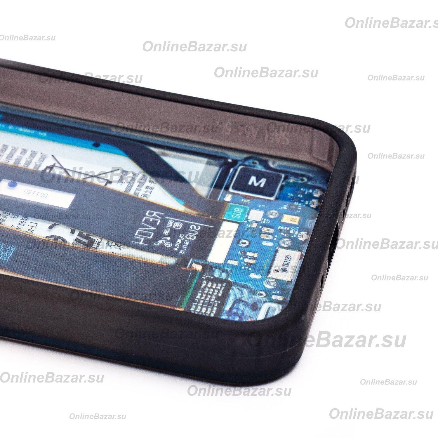 Чехол для Samsung SM-A546E (Galaxy A54 5G) пластиковый (рис. 088) <голубой> ― OnlineBazar.su