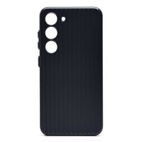 Чехол для Samsung SM-S911B (Galaxy S23) пластиковый рифленый <черный> ― OnlineBazar.su