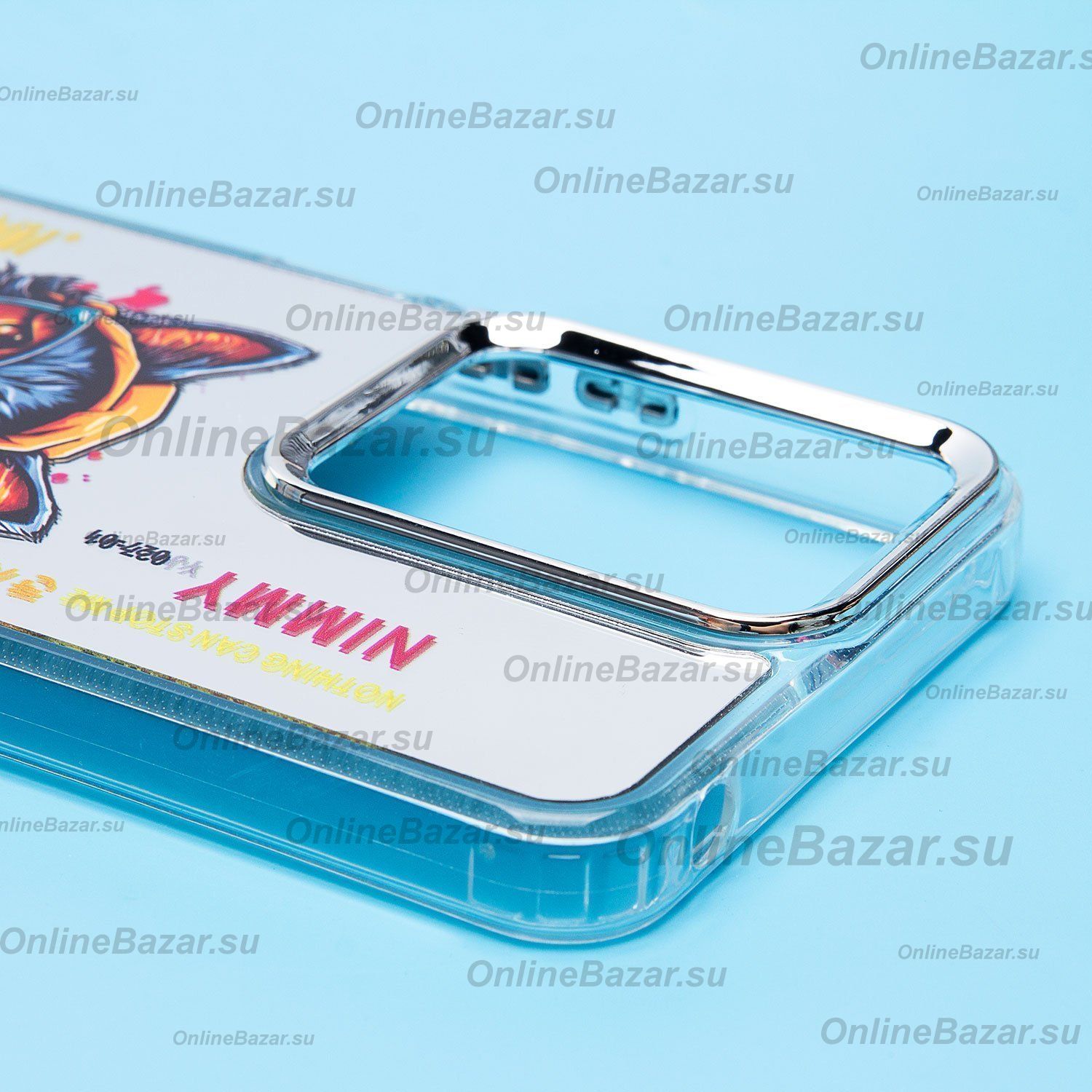 Чехол для Xiaomi 2310FPCA4G силиконовый (рис. 092/кот) <серый> ― OnlineBazar.su