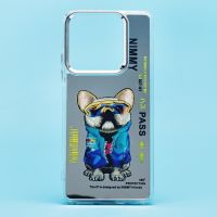 Чехол для Xiaomi 2312DRA50C силиконовый (рис. 092/собака) <прозрачный> ― OnlineBazar.su